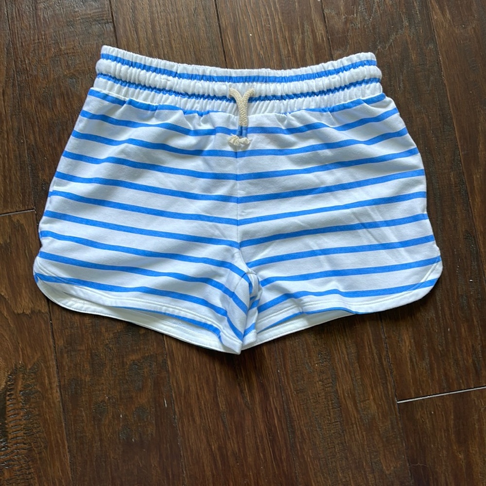 Women’s XL Cat and Jack blue and white striped shorts